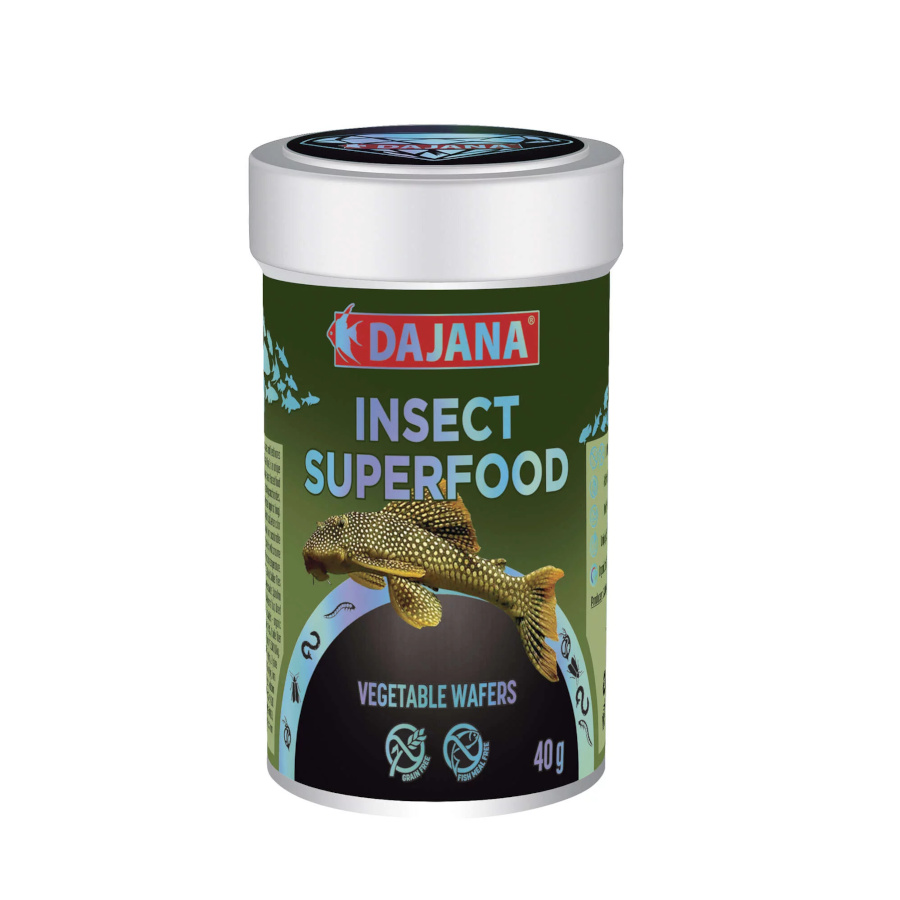 100 ml Dajana Insect Superfood Vegetable Wafers alimento para peces