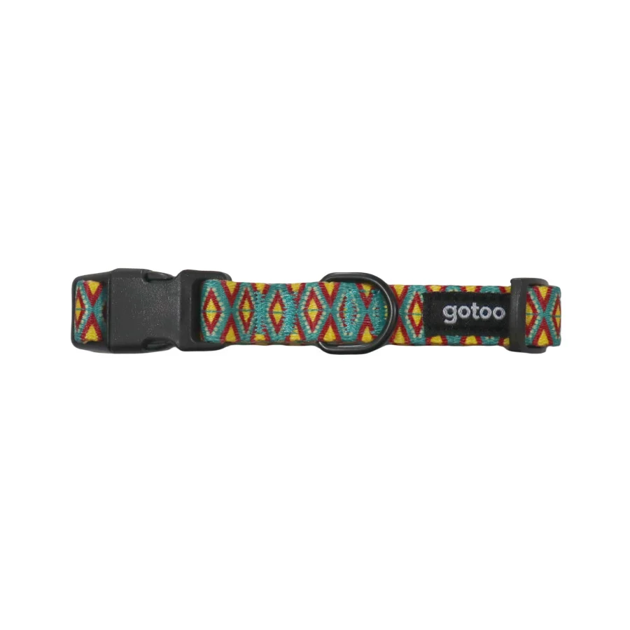 Gotoo Collar estampado geométrico para perros