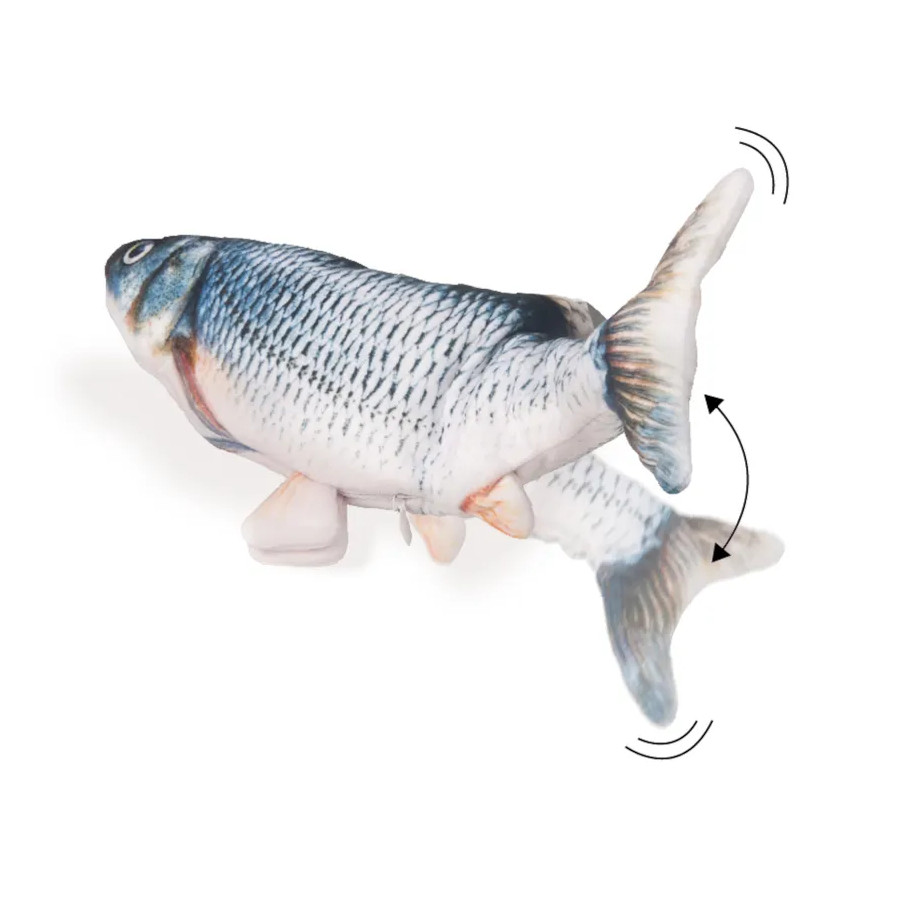 Flamingo Flounder Pez de Juguete Eléctrico para gatos