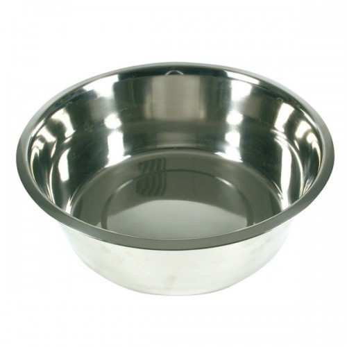 Comedero de acero inoxidable color Gris