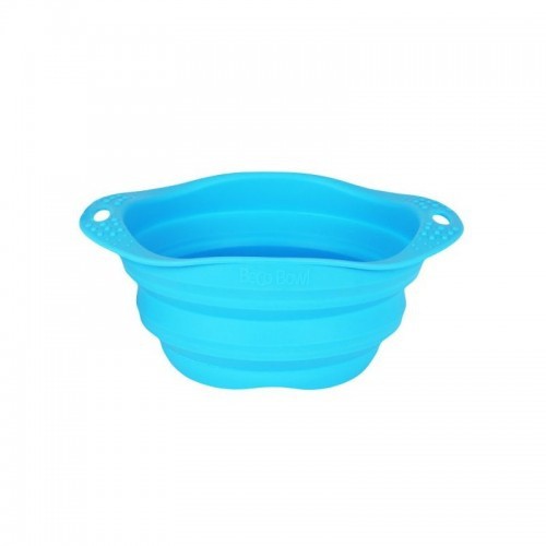 Comedero plegable Beco Travel Bowl para perros color Azul, , large image number null
