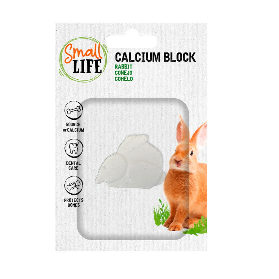 0.1 KG Small Life Bloque de Calcio para conejos y cobayas