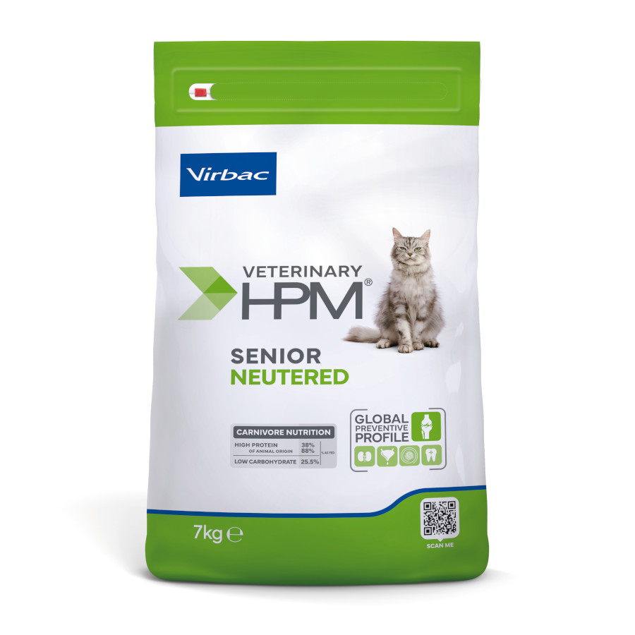 7 kg Virbac Senior Neutered HPM Pienso para gatos