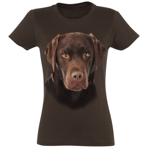 Camiseta Mujer Retriever color Marrón, , large image number null