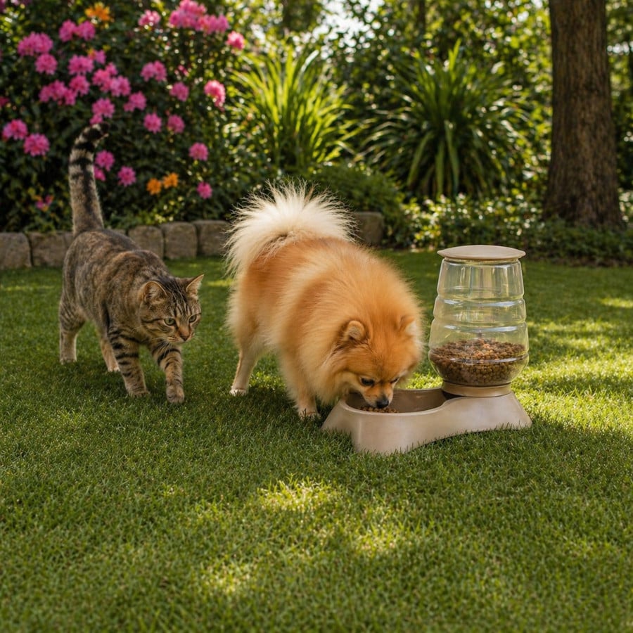Leeby Tolva Dispensador de Comida para perros y gatos