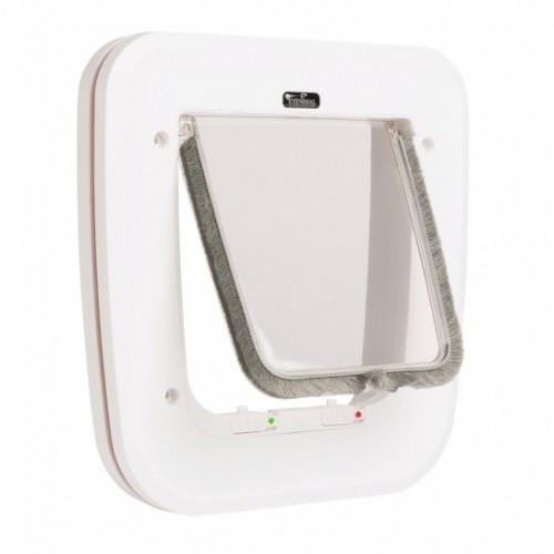 Puerta gatera para gatos color Blanco