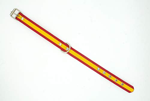 Collar para Perro con Bandera España – 30 cm x 2 cm – MD10 COLLECTION