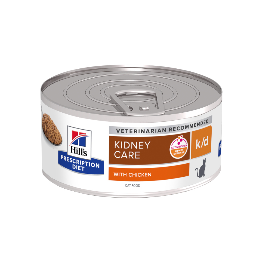 24 latas x 156 g Hill’s Prescription Diet Kidney Care k/d Pollo lata para gatos ¡Pack Ahorro!