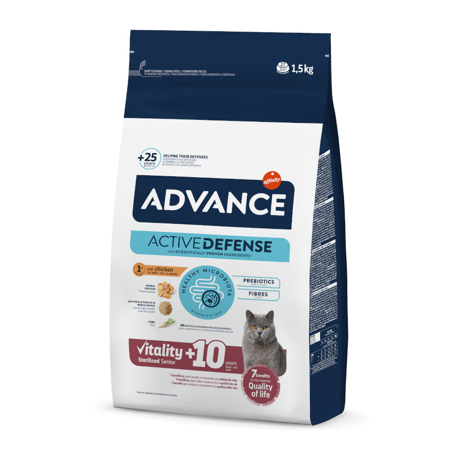 Imagen de Advance Pienso Sterilized Senior +10 para Gatos 1,50 Kg