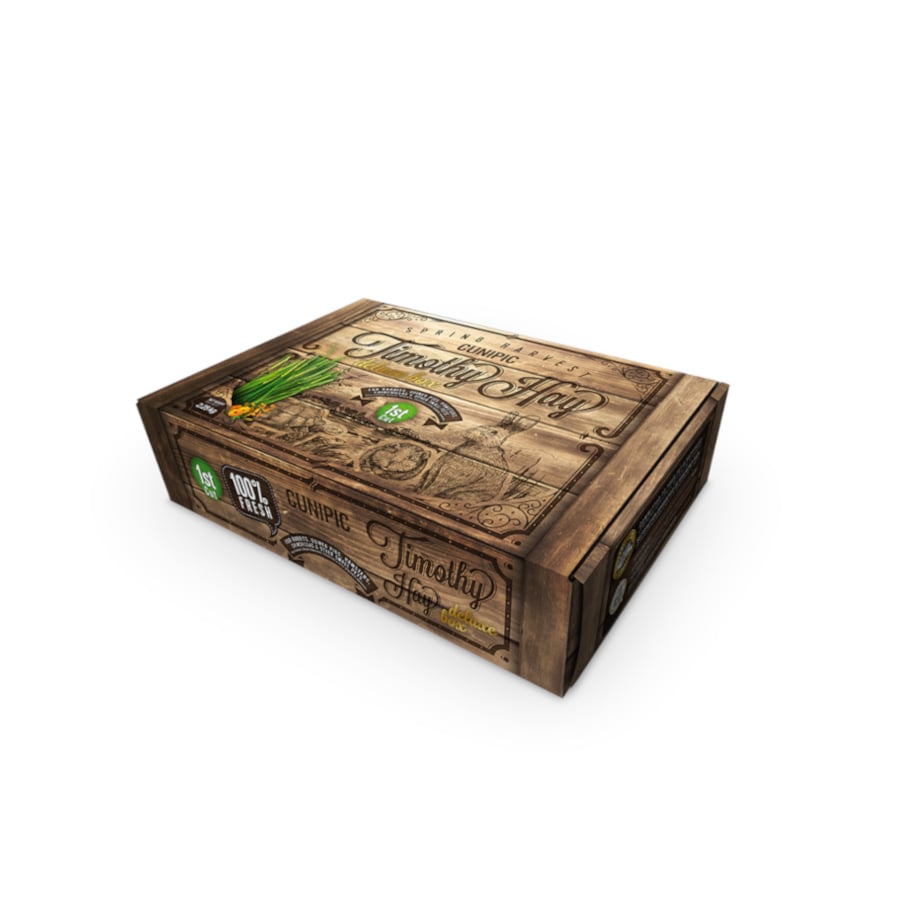 Cunipic Timothy Deluxe Box Heno para conejos y roedores