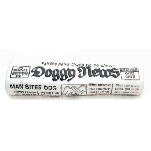 Periódico de juguete con sonido para perros color Blanco/Negro, , large image number null