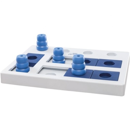 Trixie Dog Activity Chess Juego Interactivo Blanco y Azul para perros