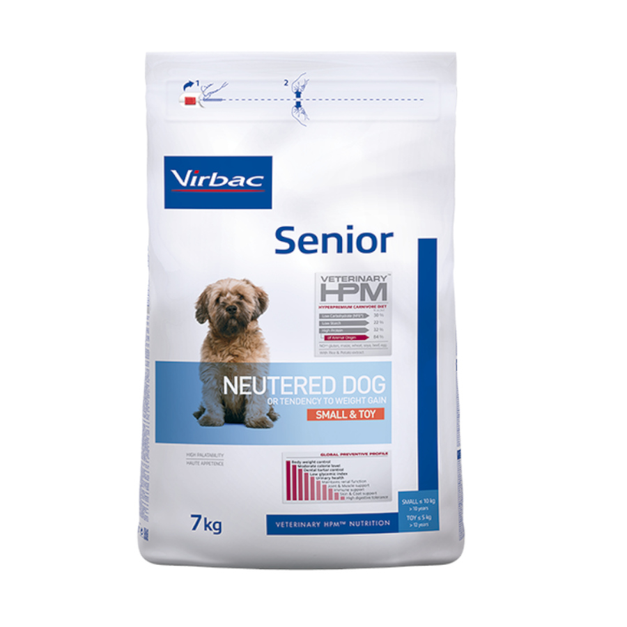Virbac Senior Neutered Small&Toy Hpm Pienso para perros, , large image number null
