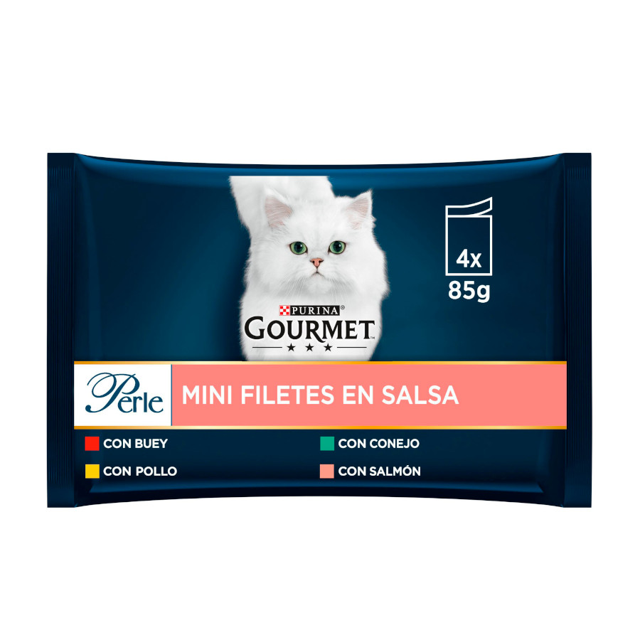 Gourmet Perle Filetes en salsa sobre para gatos – Multipack 4, , large image number null