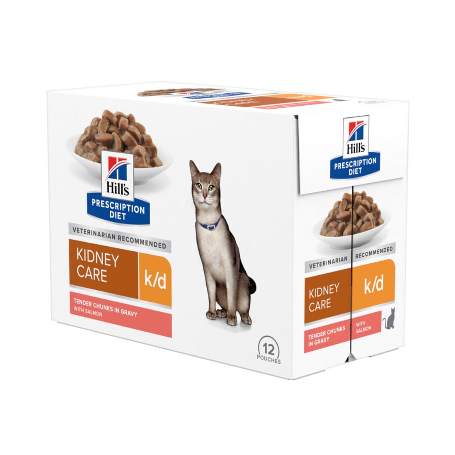 Imagen de Hill's Comida Húmeda Prescription Diet k/d de Salmón para Enfermedades Renales en Gatos
