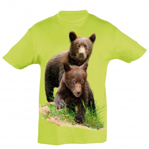 Camiseta Niño Oso color Verde, , large image number null
