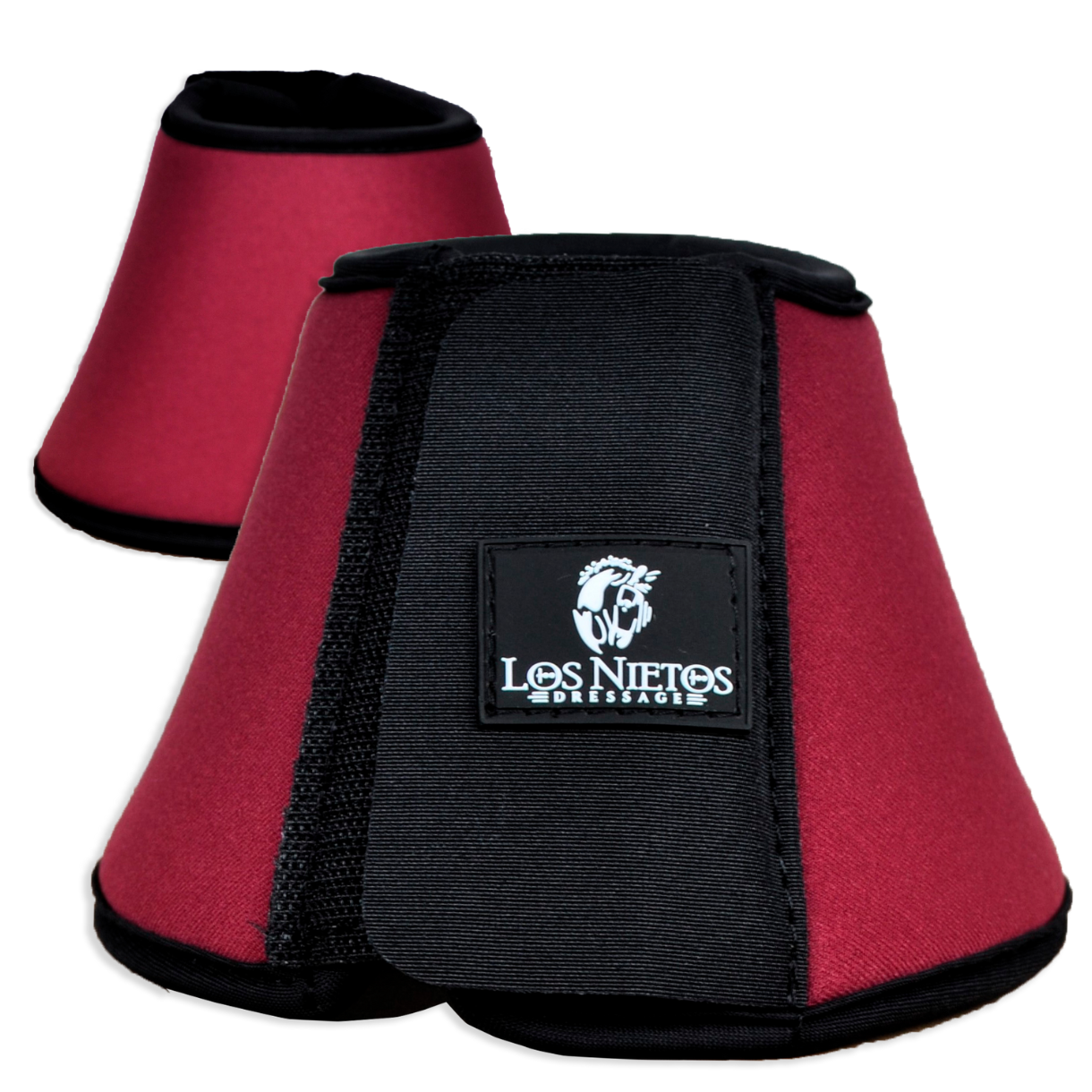 Campanas Softopren , set de un par  | Color Burdeos | Equipamiento para el caballo | Producto de Guarnicionería | Tradición artesana | Los Nietos