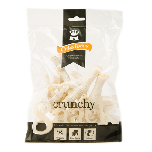 bolsita Criadores Patas de Gallo Blanqueadas Crunchy para perros