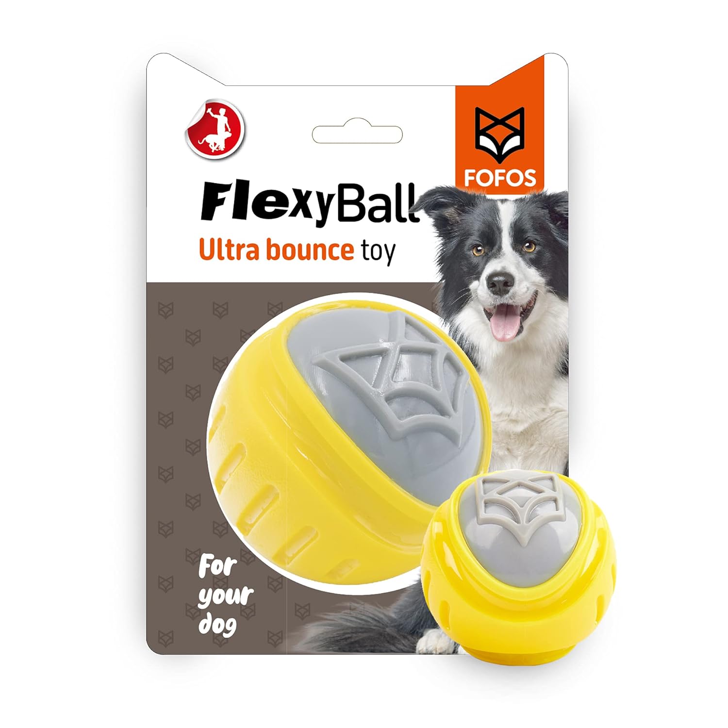 FOFOS | Bola Flexible Super Saltarina M  – Para Perro