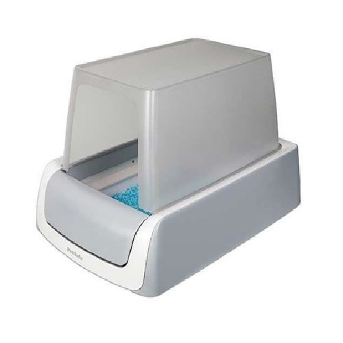 Petsafe arenero cerrado gris para gatos