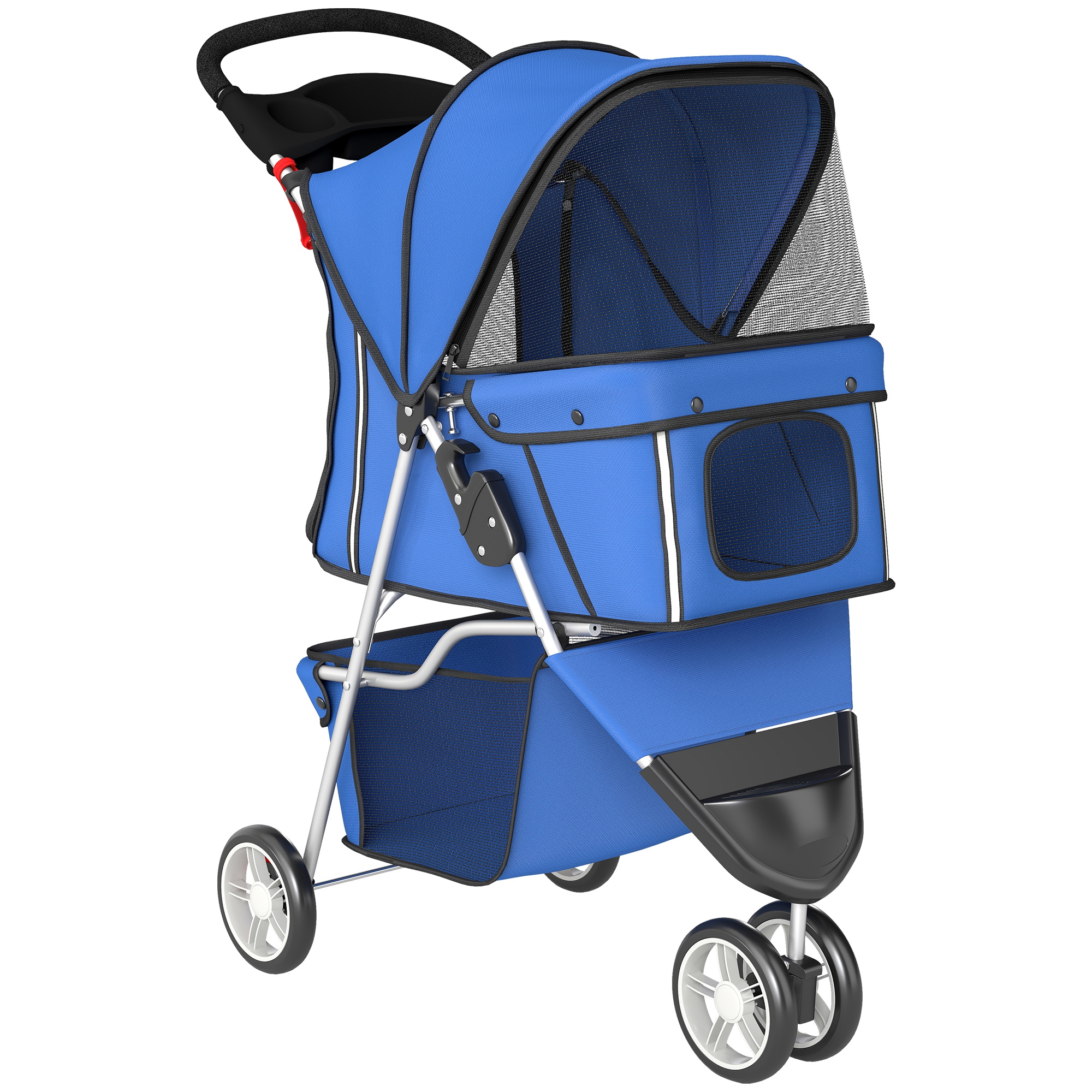 PawHut Carrito para Perro Azul