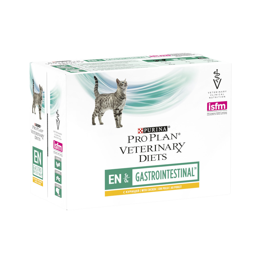Purina Pro Plan Veterinary Diets Gastrointestinal sobre para gatos  x 85 g, , large image number null