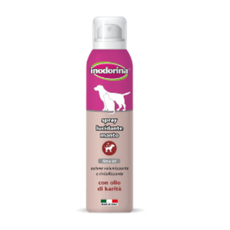 Inodorina Spray Brillo Filtro UV para perros y gatos