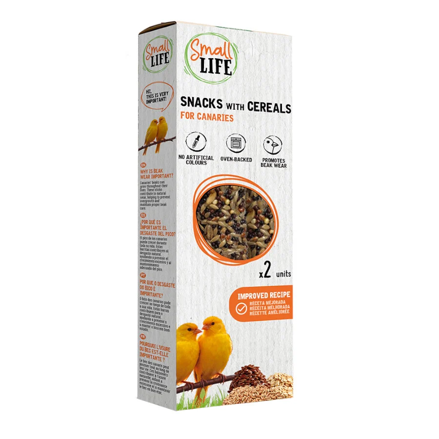 Small Life Snack con Cereales para canarios