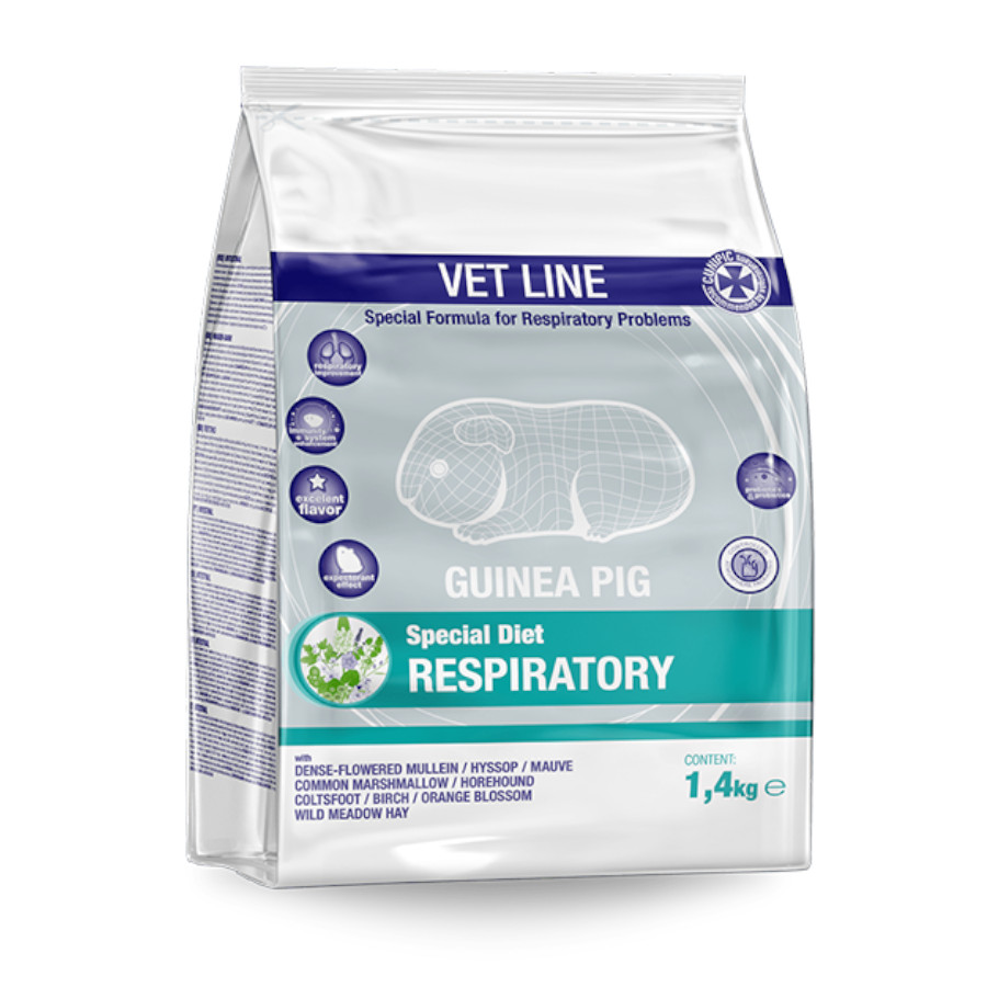 1.4 KG Cunipic Vet Line Respiratory Heno de Pradera para cobayas