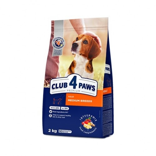 Club 4 Paws Pienso seco para perros de razas medianas Pollo, , large image number null