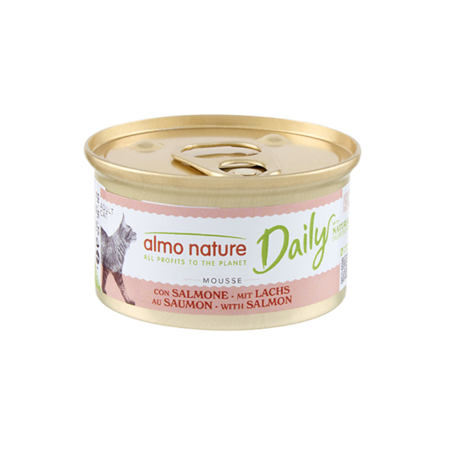 85 g Almo Nature Daily Menu Mousse de Salmón lata para gatos