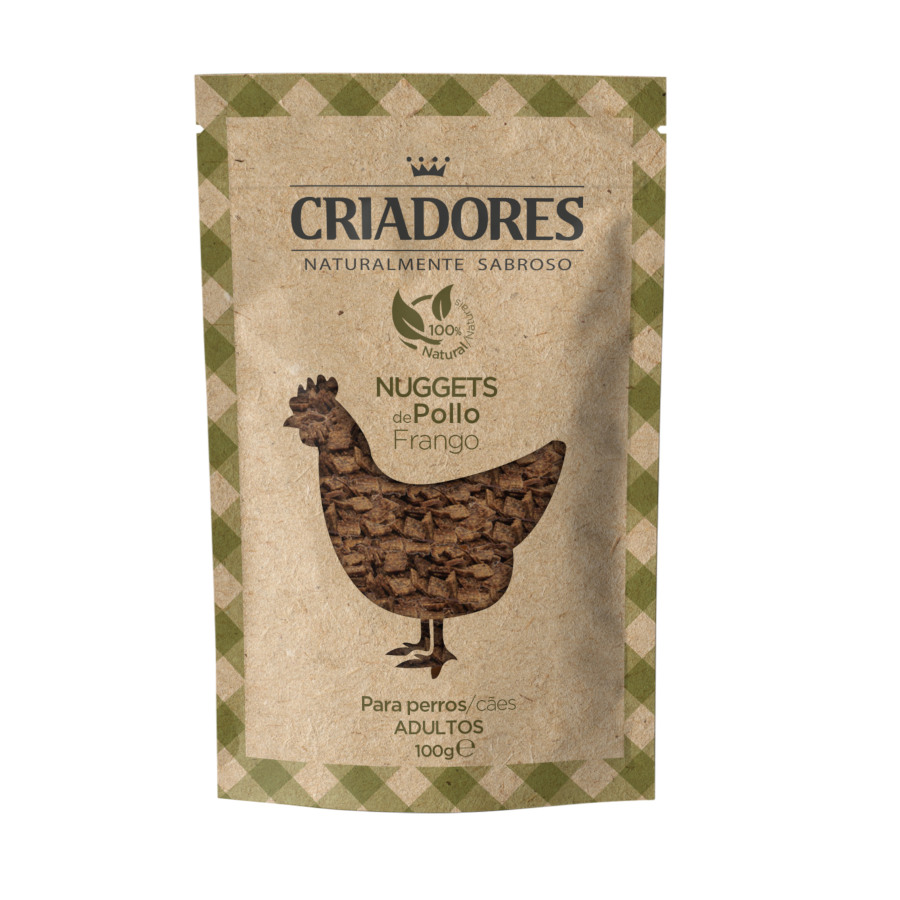 100 g Criadores Nuggets de Pollo para perros
