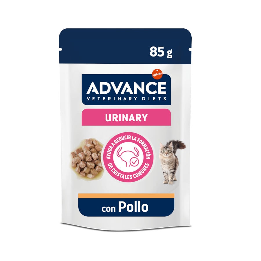 12 sobres x 85 g Advance Veterinary Diets Urinary sobre para gatos ¡Pack ahorro!