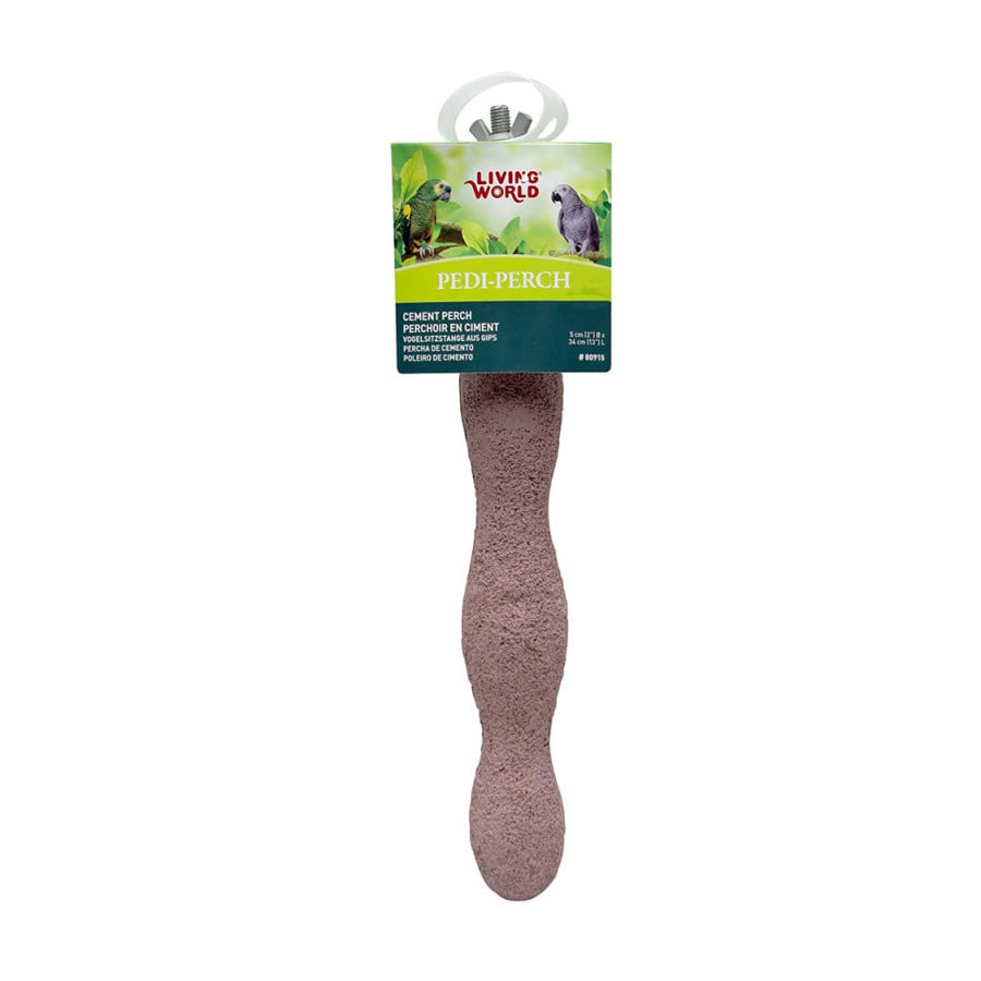 Living World Pedi-Perch Lima de Cemento para loros