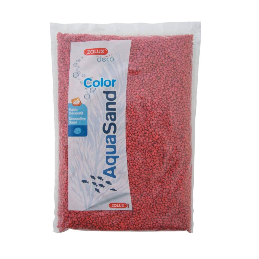 1 kg Zolux AquaSand Roja para acuarios