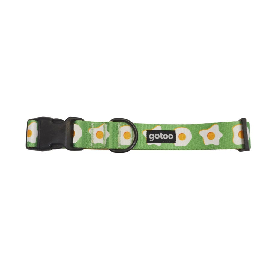 Gotoo Collar estampado verde para perro