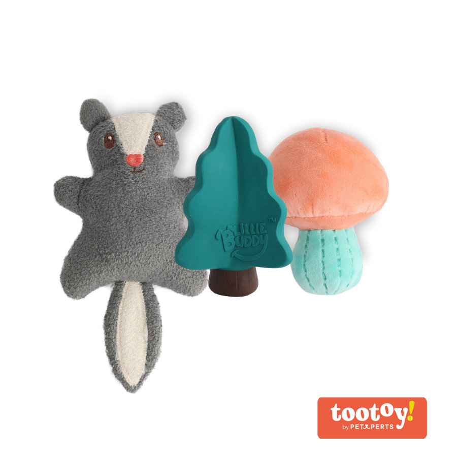 Tootoy! Puppy Woodland Set de juguetes para cachorros