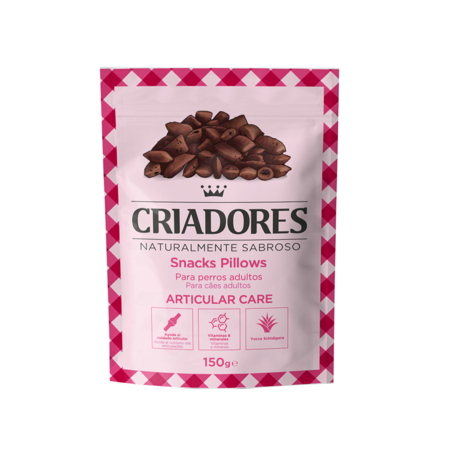 2 bolsitas x 150 g Criadores Bocaditos Cuidado Articular para perros ¡Pack ahorro!