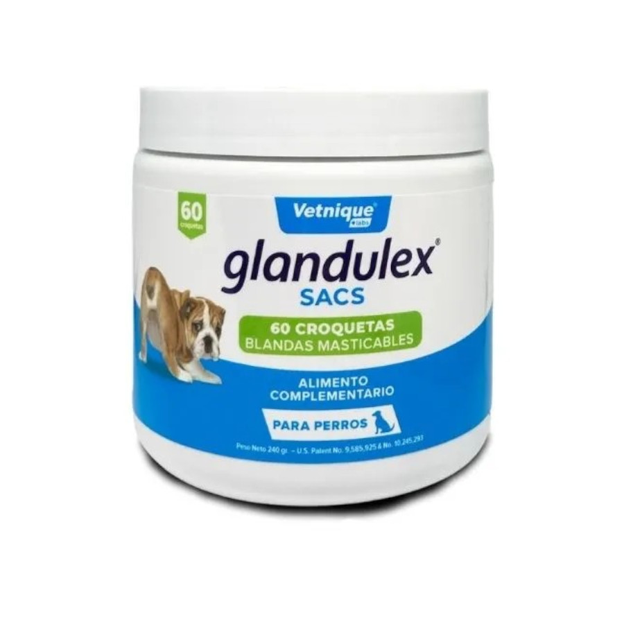 60 Croquetas JTPHARMA GLANDULEX heces firmes para perros
