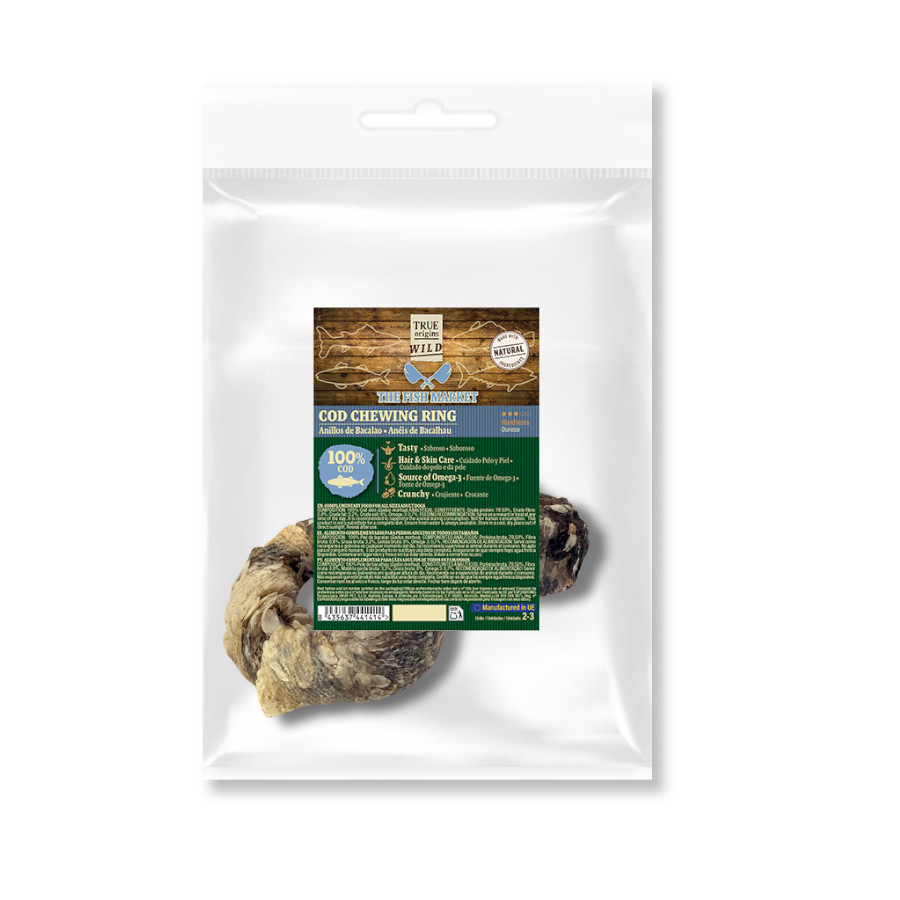 8 uds. x 70 g True Origins Anillos Bacalao Snack para perros ¡Pack Ahorro!