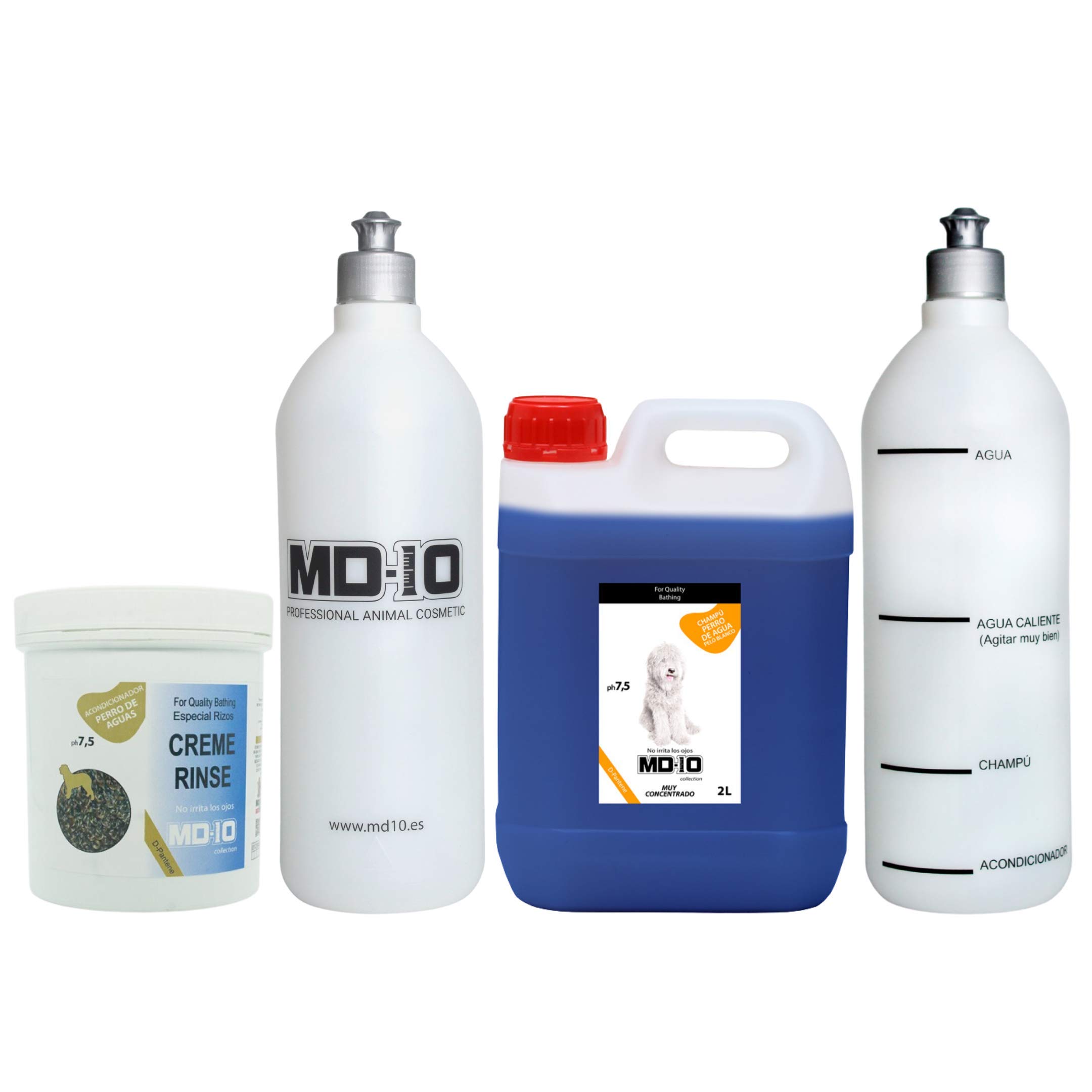 Pack Perros de Agua Pelo Blanco – Fabricado España – MD10 COLLECTION