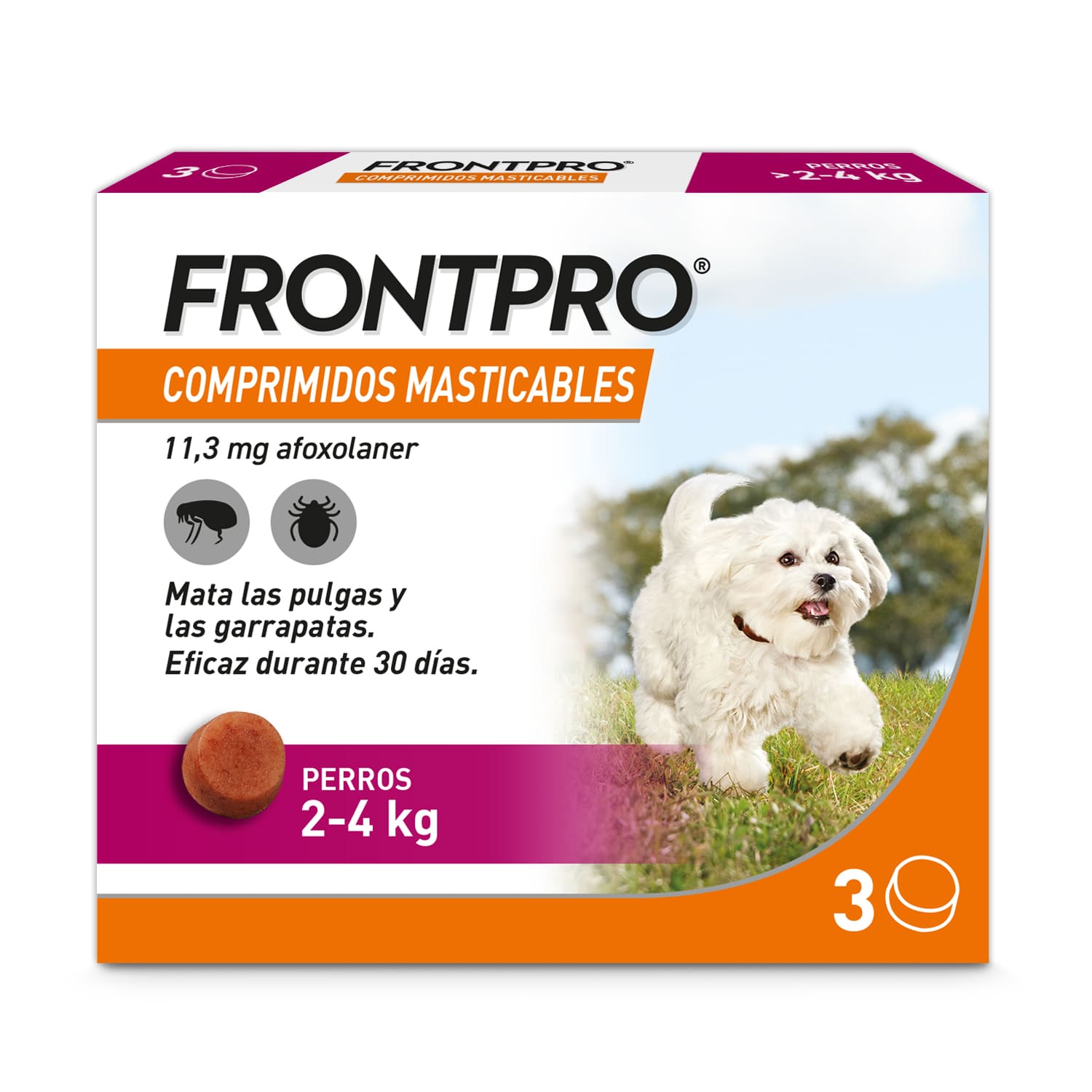 Frontpro Comprimidos Masticables Antiparasitario para perros
