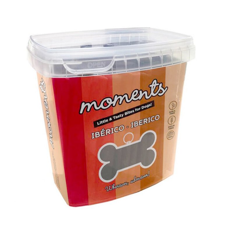 Moments – Snack para perros adultos Moments ibérico 600 g.
