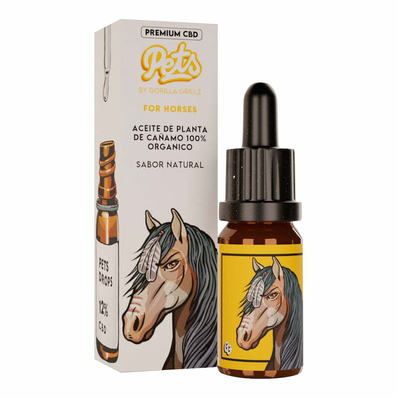 Gorilla Grillz Aceite CBD PETS 12% para caballos