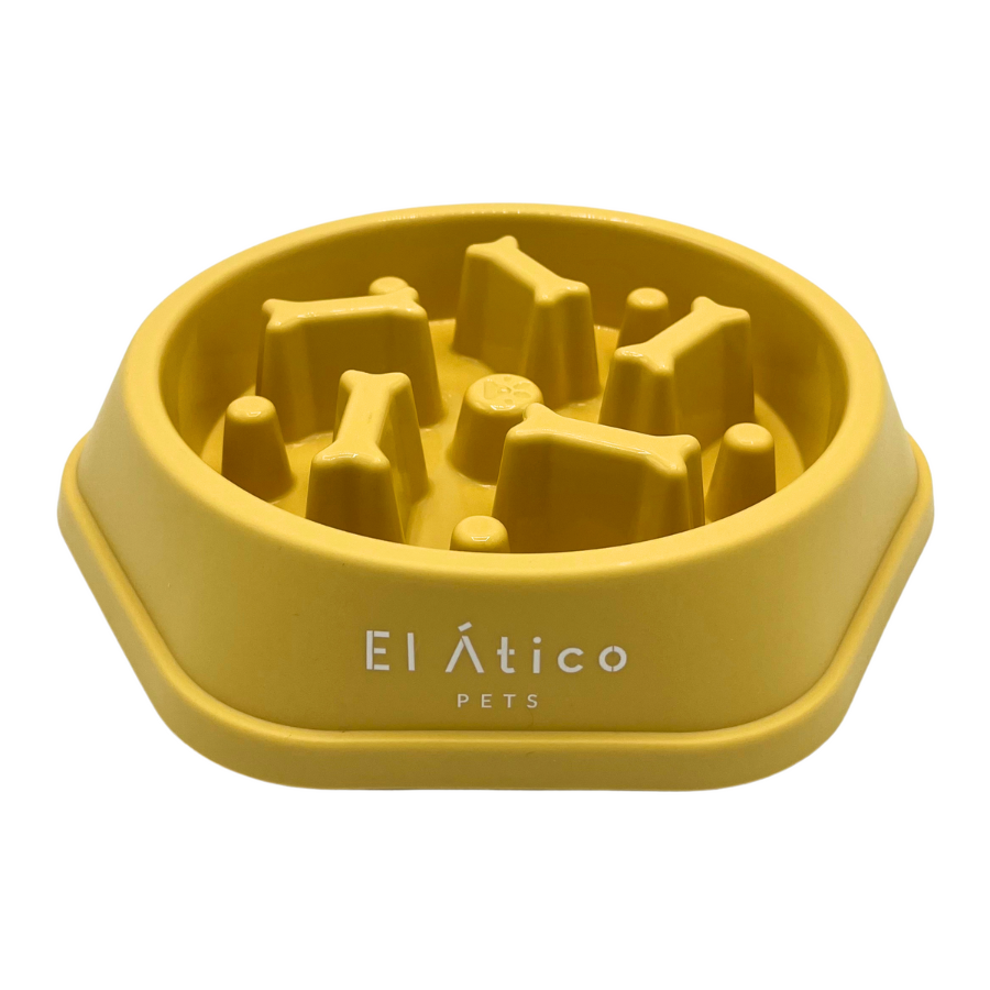 EL ÁTICO PETS Comedero Perro Antivoracidad. Comedero Antiansiedad y Antiestres para Perros Ansiosos. Controla la Velocidad de Alimentación. Reduce el