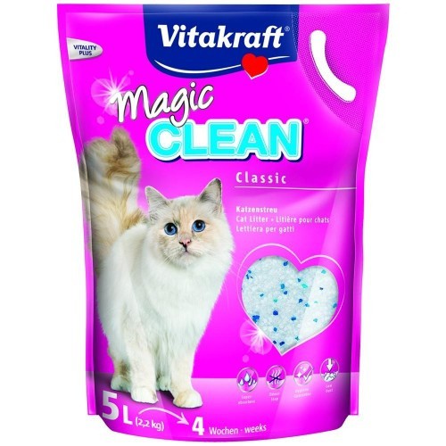 Arena Magic Clean para gatos (5 litros) olor Natural, , large image number null