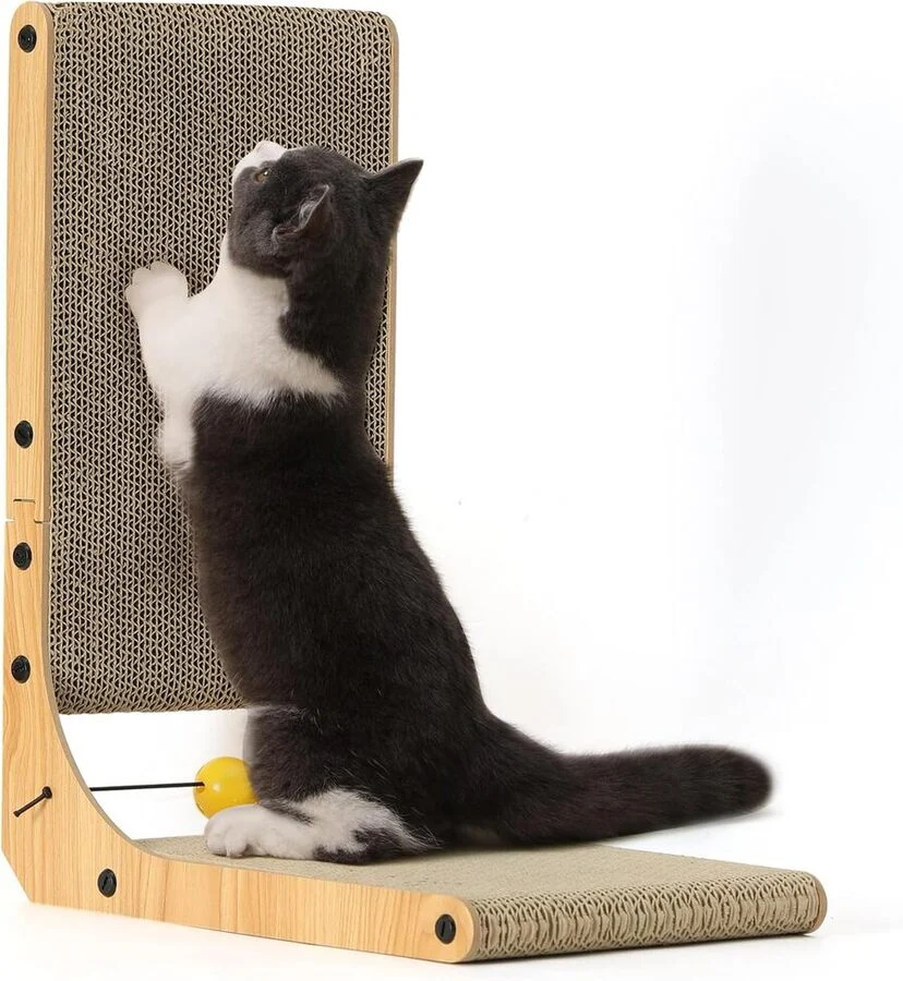 Diseño Único | Rascador para Gatos en Forma de L