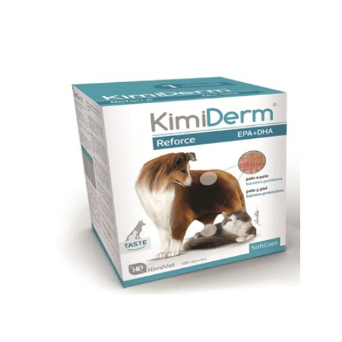 KimiDerm Reforce Dermatosis Alopecias 120 Cápsulas