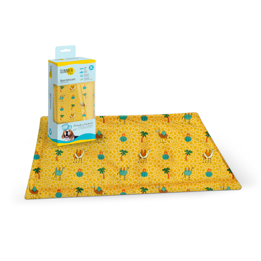 Summer Vibes Manta refrescante con estampado para perros