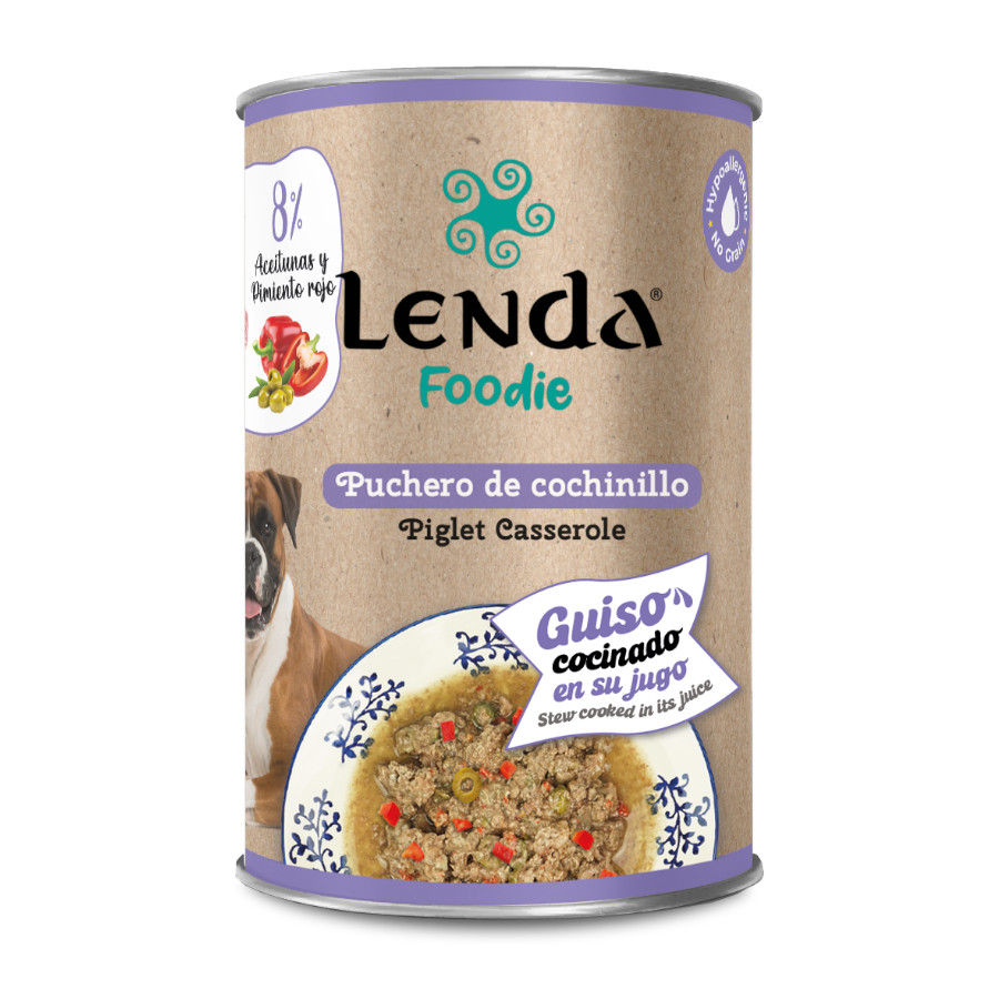 400 g Lenda Puchero de Cochinillo lata para perros